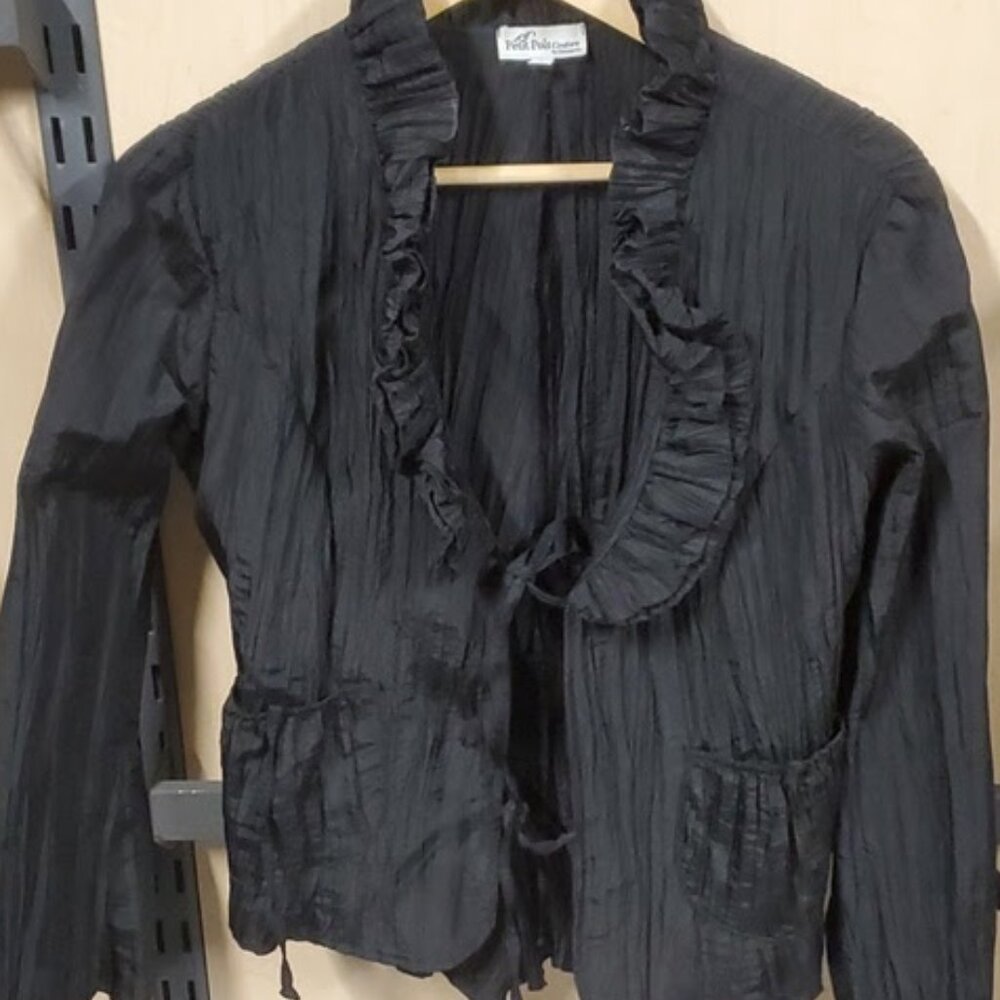 Size Small Vintage Petit Pois Couture Textured Top,